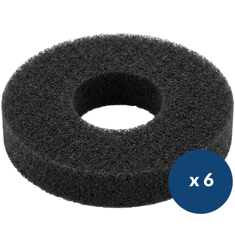 Kit tampons à récurer noirs PUDU SH1 lot de 6