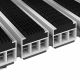 Tapis extérieur sur mesure structure aluminium gomme