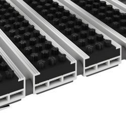 Tapis brosse profilé pour extérieur noir 12mm