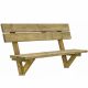 Banc public en bois FSC