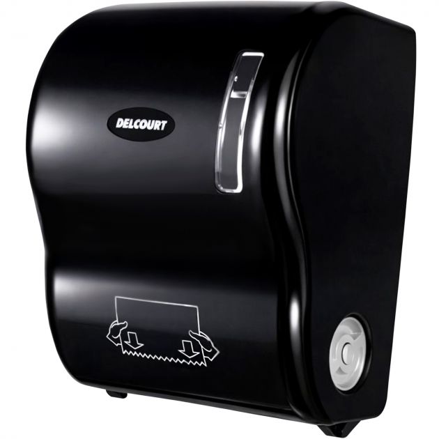 Distributeur essuie-mains autocoupant pour rouleau noir