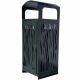 Poubelle publique design acier 80 L