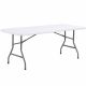 Table pliante 153 cm en plastique 6 places PEHD