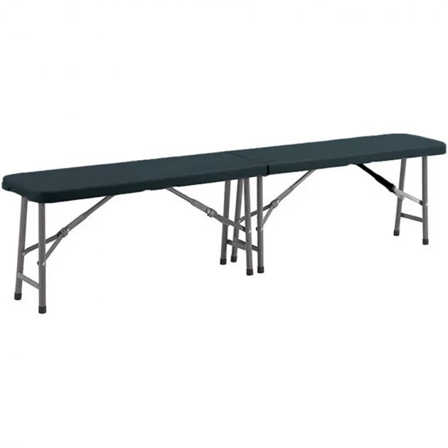 Banc pliant 183 PEHD noir