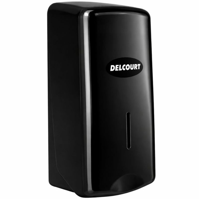 Distributeur papier toilette feuille à feuille mixte noir profil