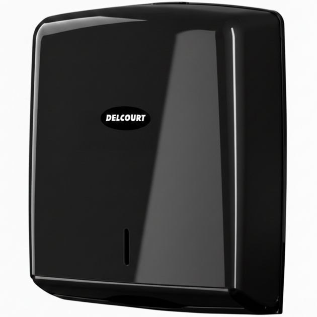 Distributeur essuie mains manuel noir