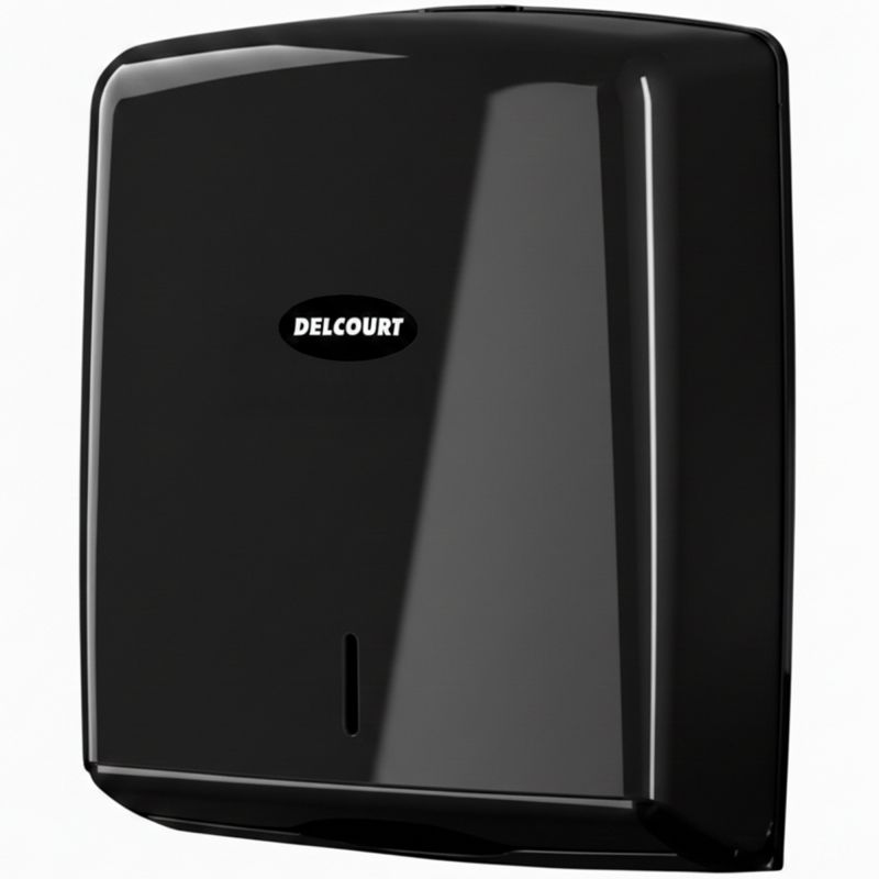 Distributeur essuie mains manuel noir