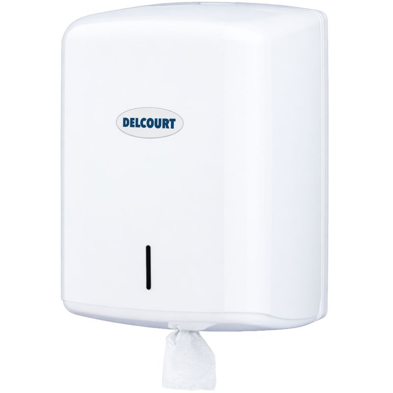 Distributeur dévidage central 450 feuilles blanc