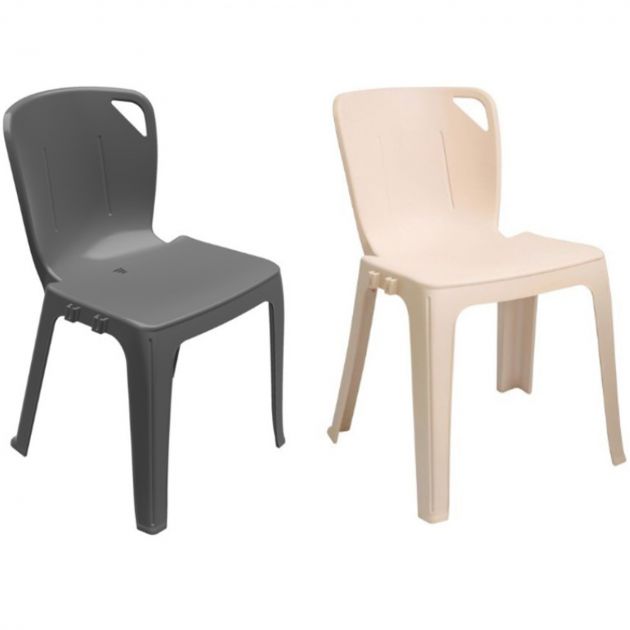 Chaise collectivité empilable avec accroches M4