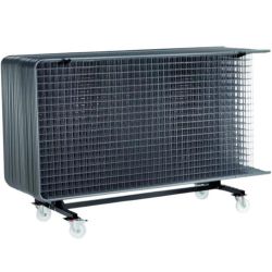 Chariot pour 24 grilles d'exposition