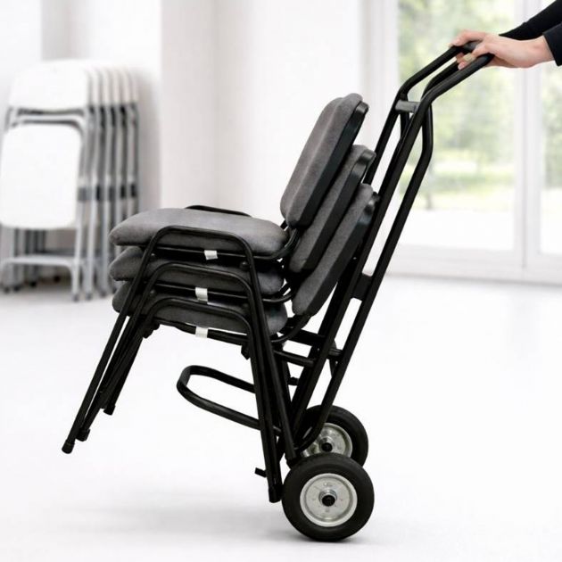 Diable pour chaises empilables