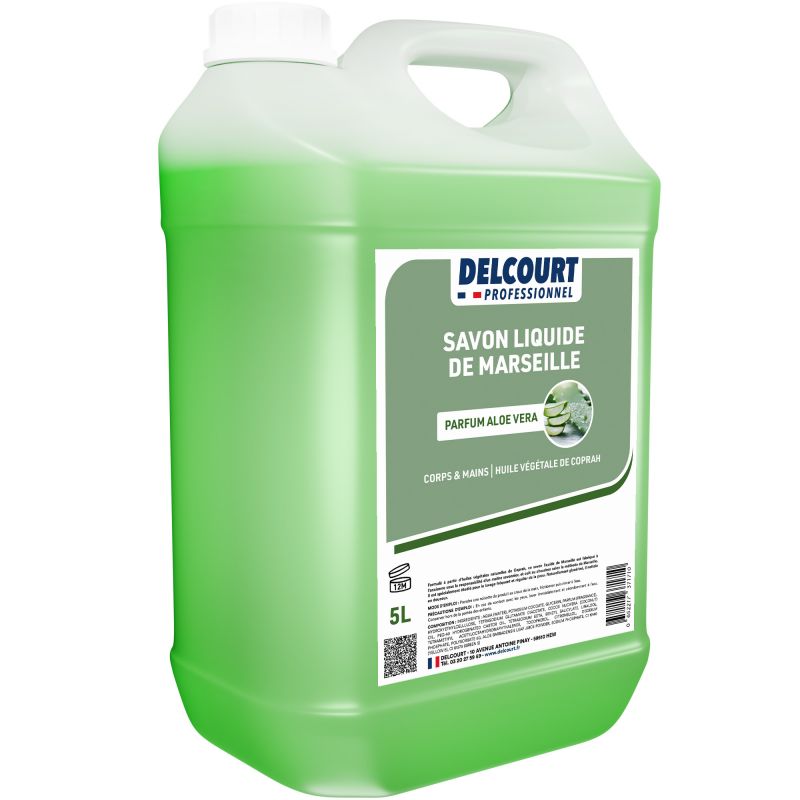 Savon de Marseille liquide bidon de 5 L Delcourt aloe vera quart new