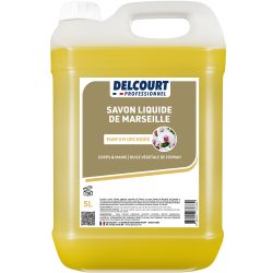 Savon de Marseille liquide bidon de 5 L Delcourt orchidee face new