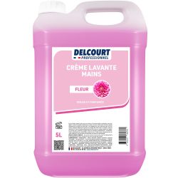 Crème lavante pour les mains parfumée -bidon 5 L Delcourt floral face new