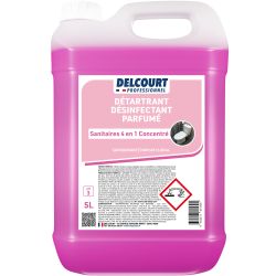 Nettoyant sanitaires concentré 4 en 1 Delcourt 5 L face new