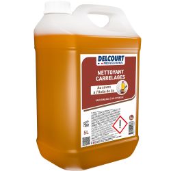 Nettoyant détergent carrelage au savon d'huile de lin bidon de 5 L Delcourt