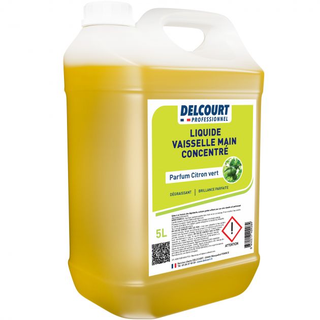 Liquide vaisselle mains concentré citron Delcourt quart new