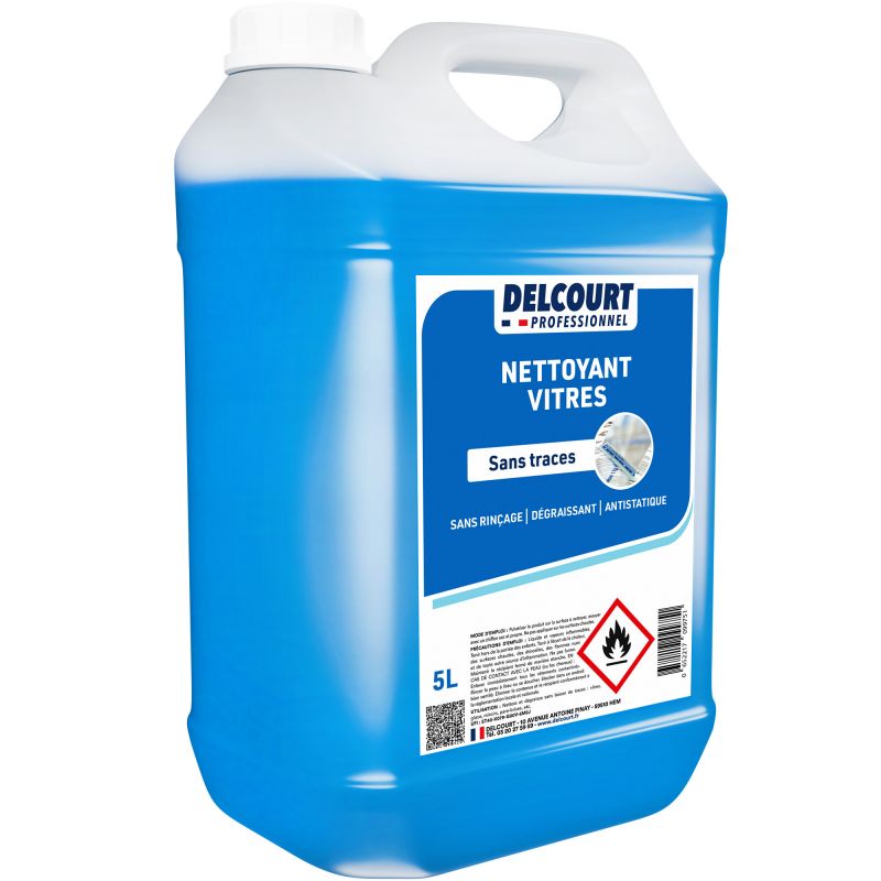 Produit nettoyant vitres Delcourt quart 5L
