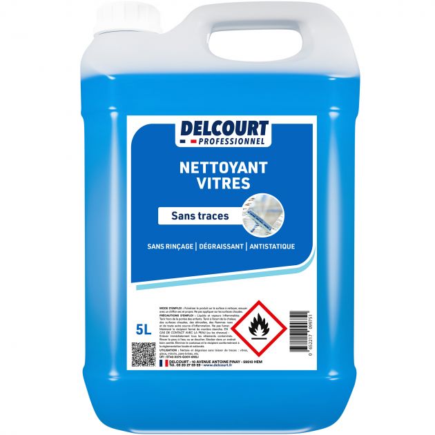 Produit nettoyant vitres Delcourt face 5L