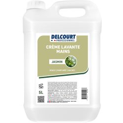 Crème lavante nacrée parfumée Delcourt - bidon de 5 L jasmin face
