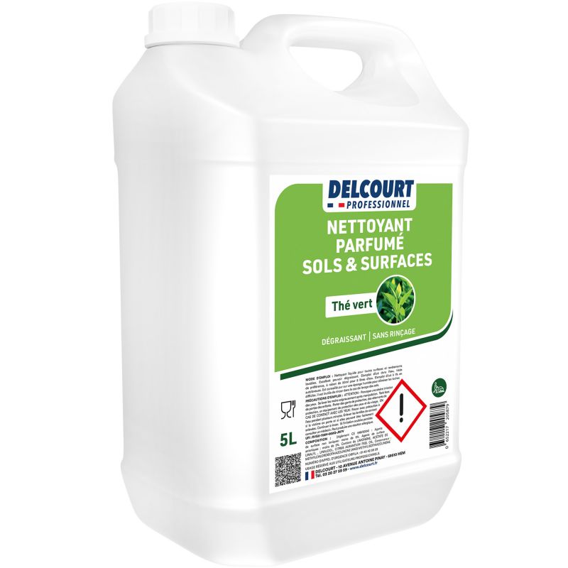 Nettoyant dégraissant concentré multi-surfaces HACCP 5 L thé vert quart