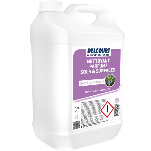 Nettoyant dégraissant concentré multi-surfaces HACCP 5 L soleil de provence quart