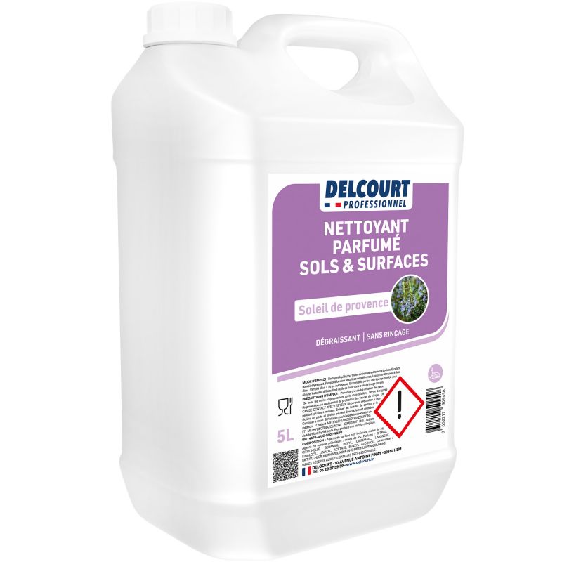 Nettoyant dégraissant concentré multi-surfaces HACCP 5 L soleil de provence quart