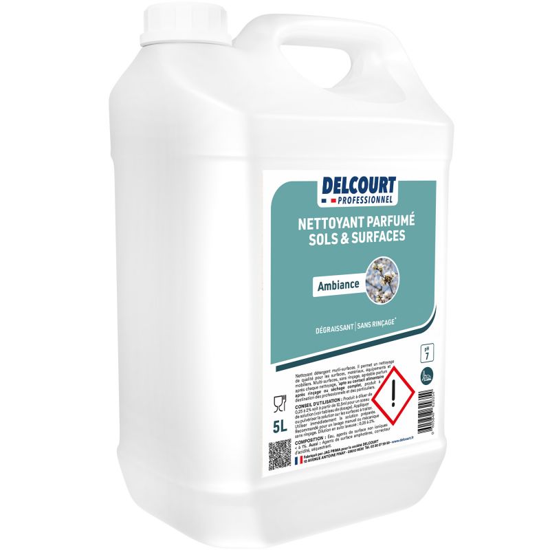 Nettoyant dégraissant concentré multi-surfaces HACCP 5 L ambiance quart