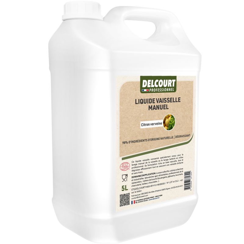 Liquide vaisselle écologique citron 5L quart