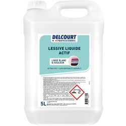 Lessive liquide professionnelle Active 5 L face 