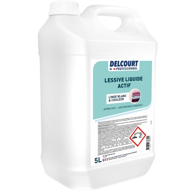 Lessive liquide professionnelle Active 5 L quart