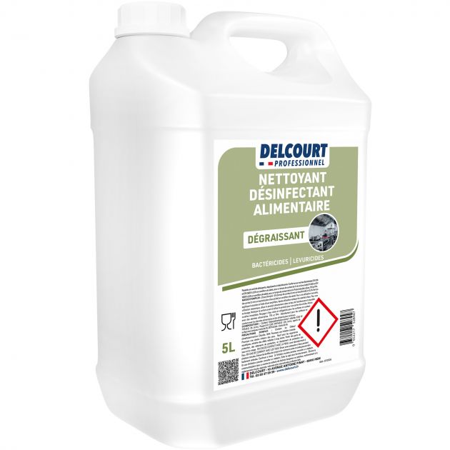 Détergent dégraissant désinfectant alimentaire concentré 5 L quart