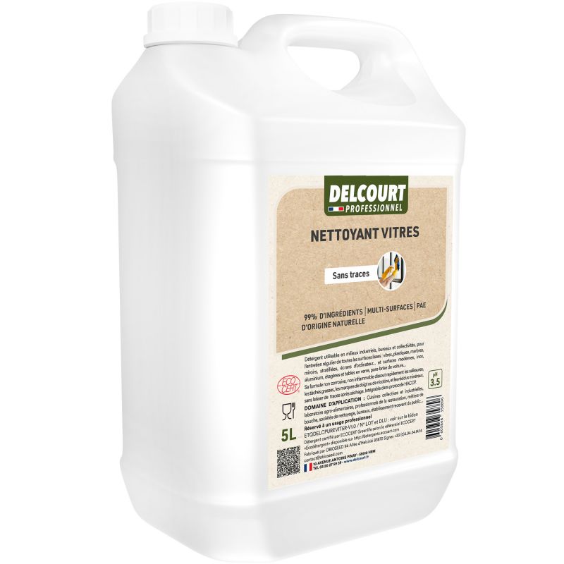 Nettoyant vitres et surfaces écologique 5L quart