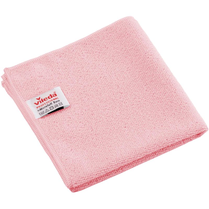 Lavette microfibre tricotée Micro Tuff Plus Vileda - rose