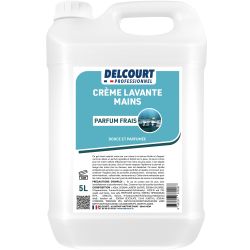 Crème lavante pour les mains parfumée -bidon 5 L Delcourt