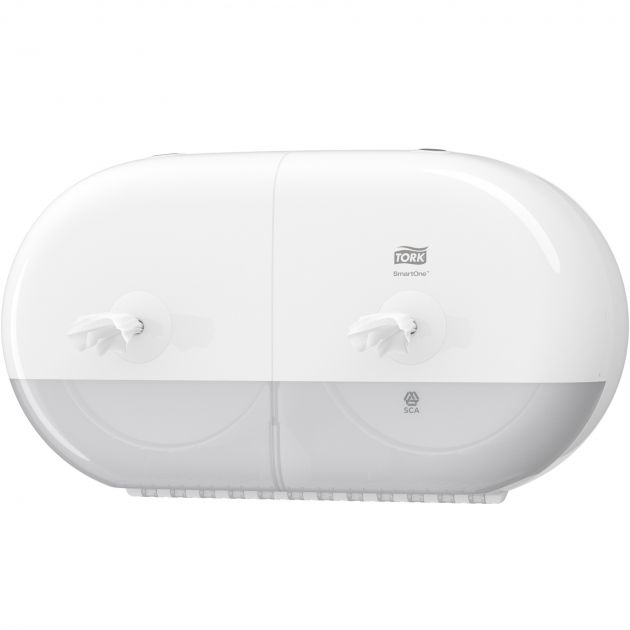 Double distributeur papier toilette Système T9 SmartOne Mini Tork