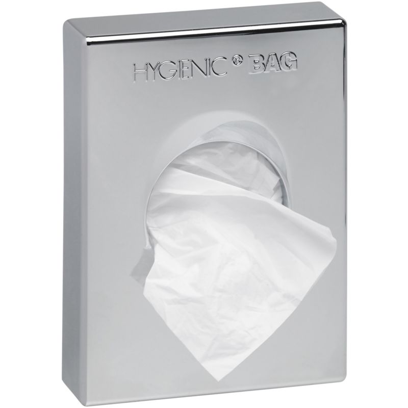 Distributeur de sachets d’hygiène féminine mural JVD chromé