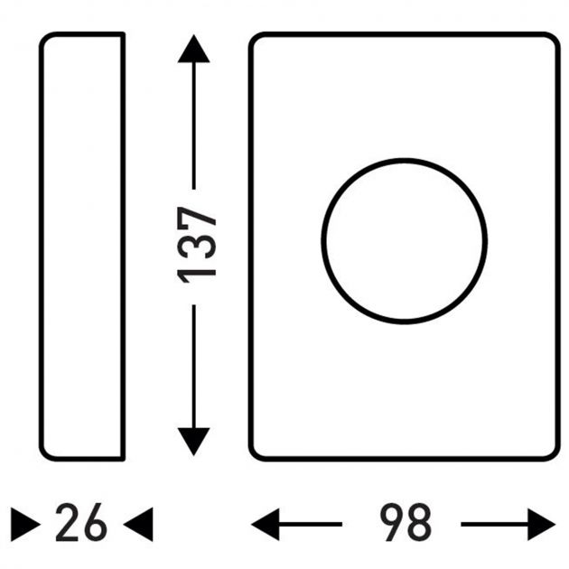 Distributeur de sachets d’hygiène féminine mural JVD schema