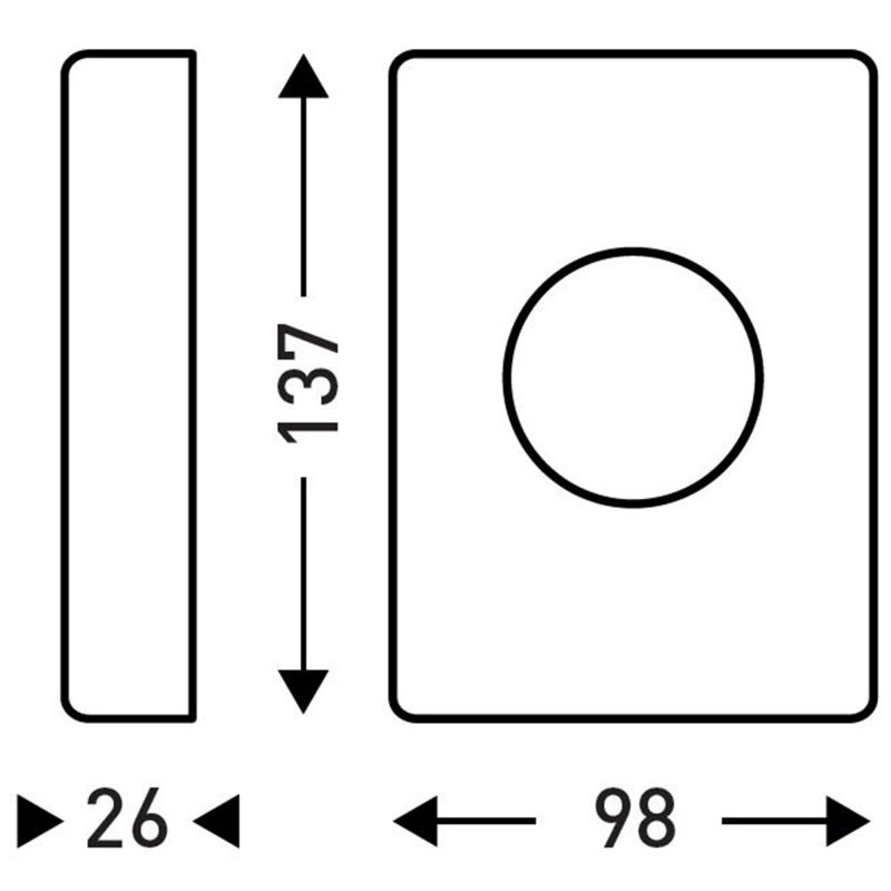 Distributeur de sachets d’hygiène féminine mural JVD schema