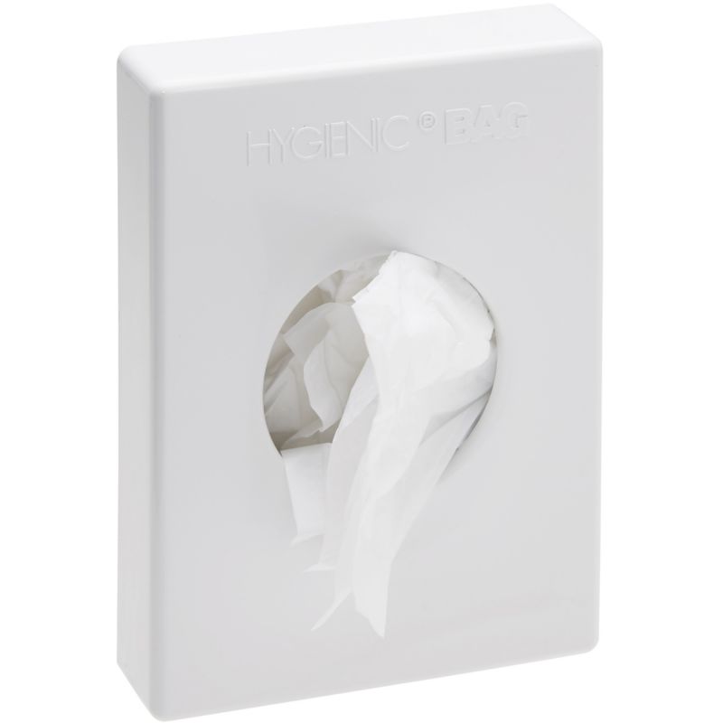 Distributeur de sachets d’hygiène féminine mural JVD blanc