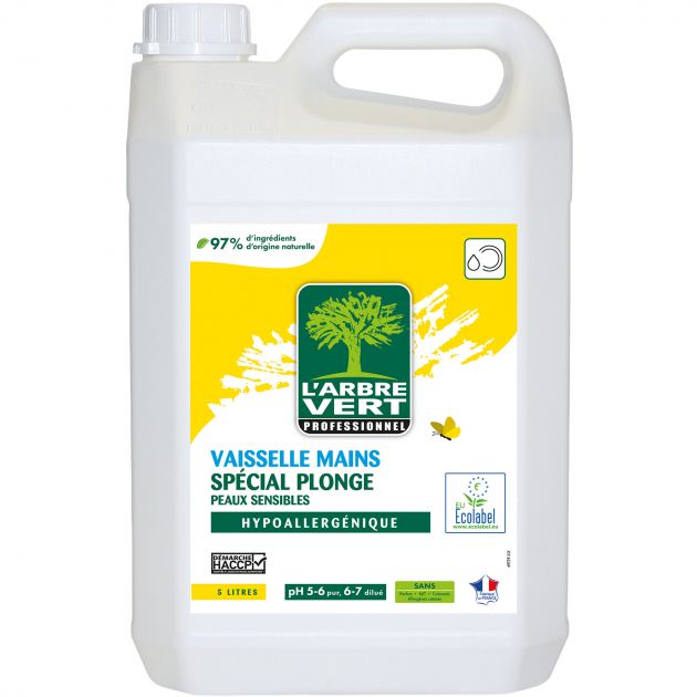 Liquide vaisselle peaux sensibles l'Arbre Vert 5L