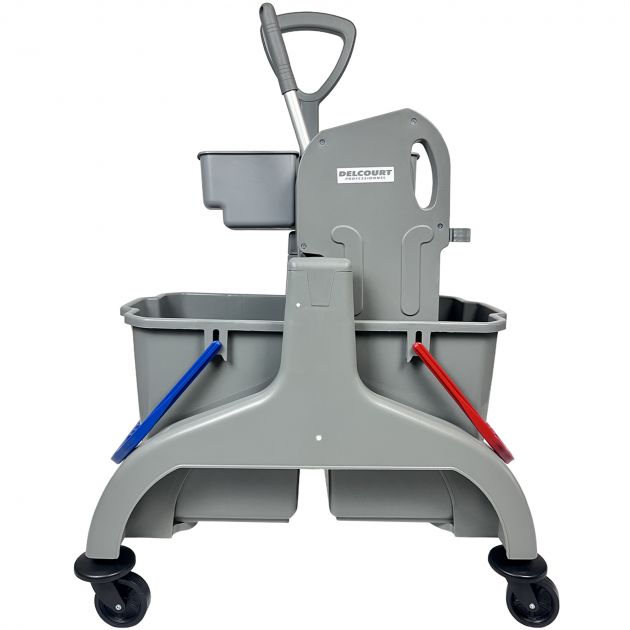 Chariot de ménage 2 seaux avec presse à mâchoires 2x18 L
