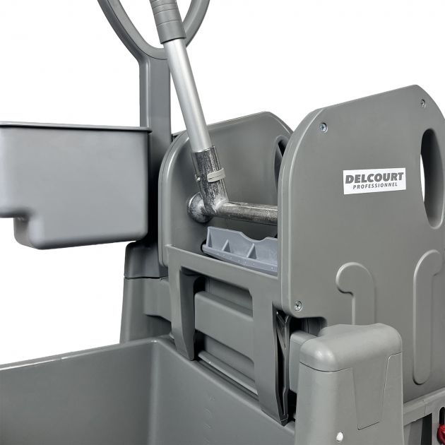 Chariot de ménage 2 seaux avec presse à mâchoires 2x18 L