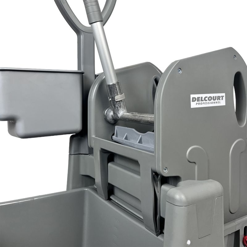 Chariot de ménage 2 seaux avec presse à mâchoires 2x18 L