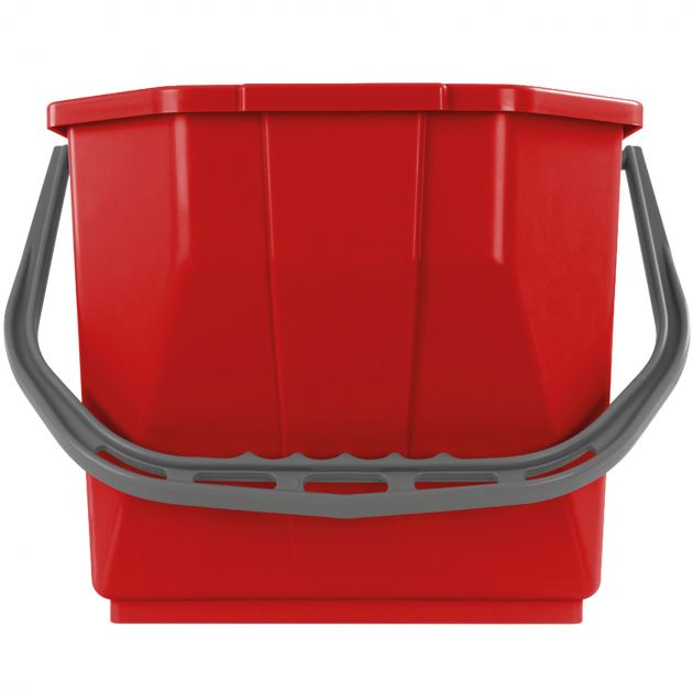 Seau de remplacement chariot ménager 15 L rouge anse