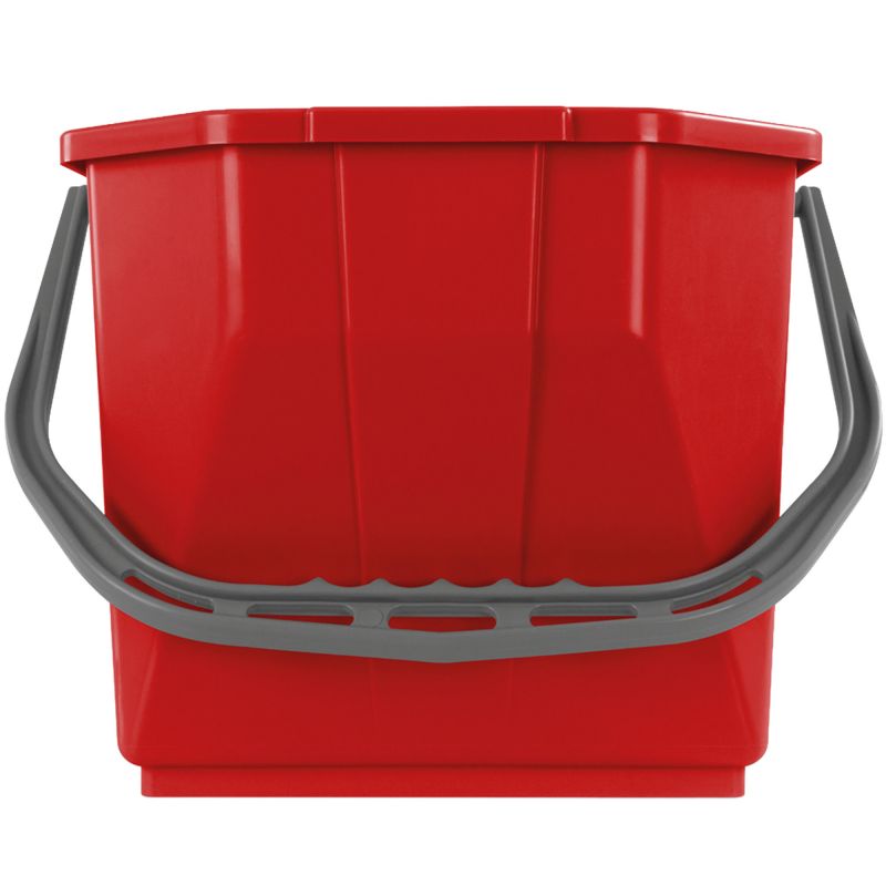 Seau de remplacement chariot ménager 15 L rouge anse