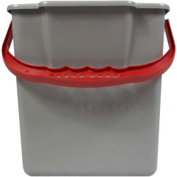 Seau chariot de ménage 6 L rouge