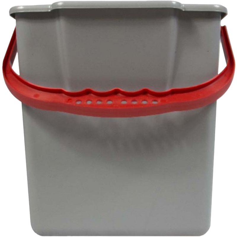 Seau chariot de ménage 6 L rouge