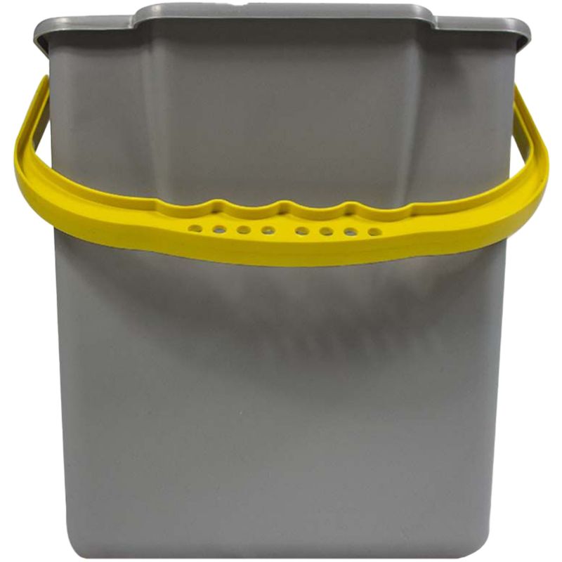 Seau chariot de ménage 6 L jaune 