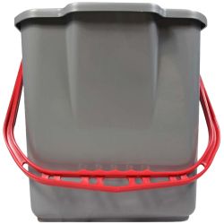 Seau chariot de ménage 18 L rouge